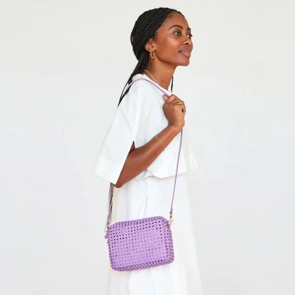 Clare V • MIDI Sac in Lilac Rattan NWT - Picture 2 of 6